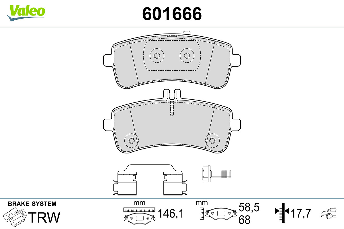 BRAKE PADS MERCEDES C-CLASS IV C63 RR